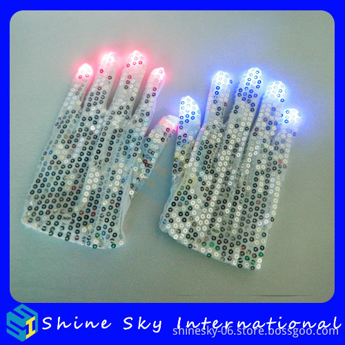 Sequin Led Light Up Glove Manufacturer